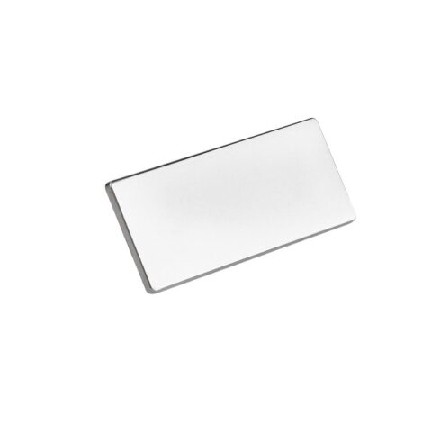 Placa metálica con grabado