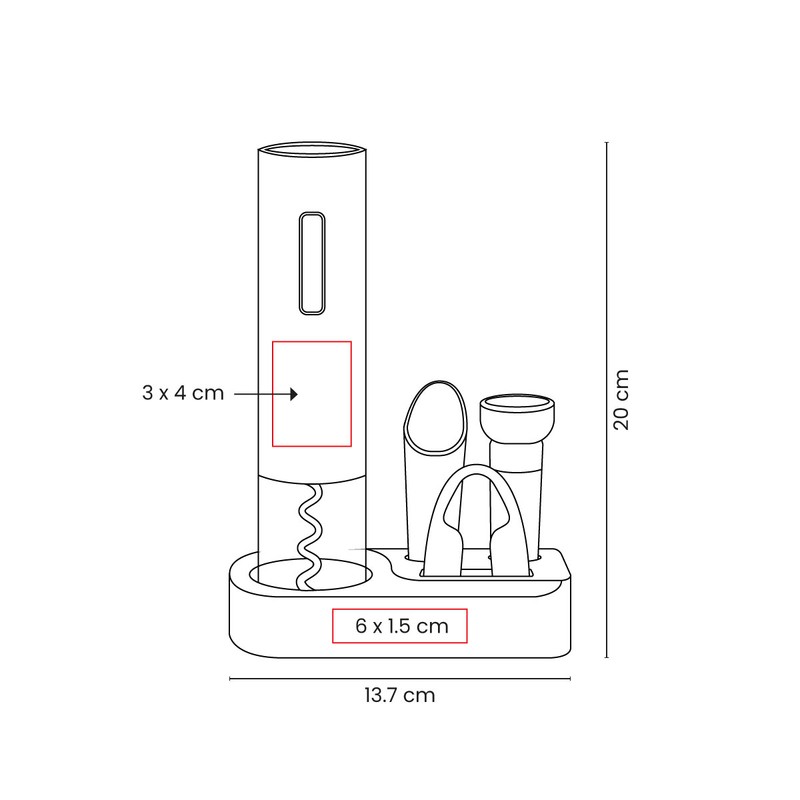 Set para vinos druva - Imagen 2