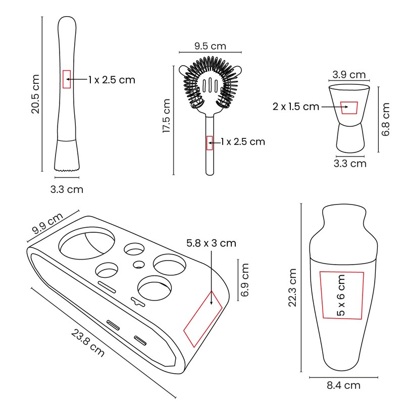 Set shaker mixare - Imagen 2