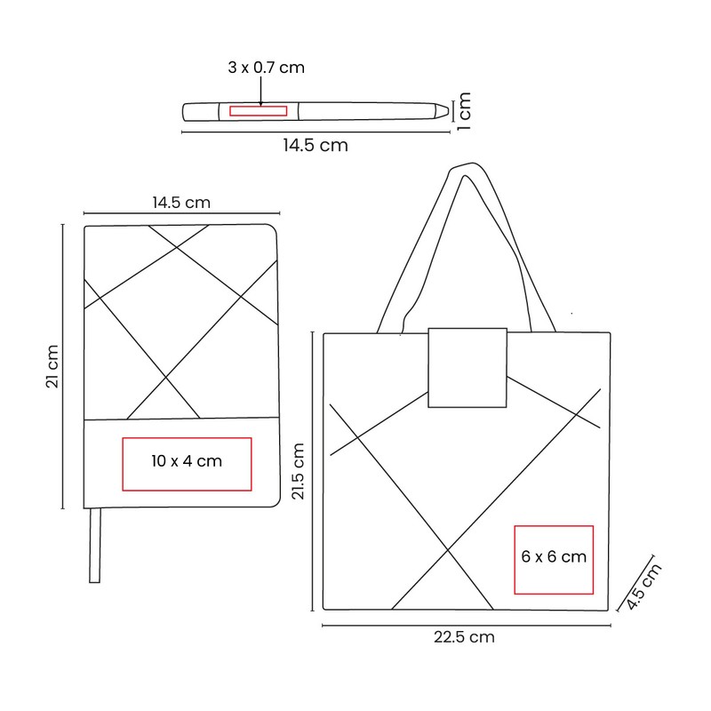 Set de libreta timantti - Imagen 2